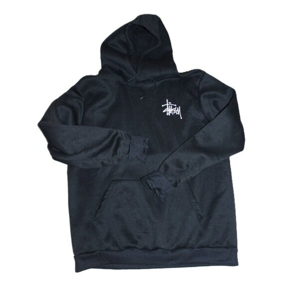 STUSSY (Replica) Unisex Fleece Hoodie, Black - Size XL - Picture 6 of 9